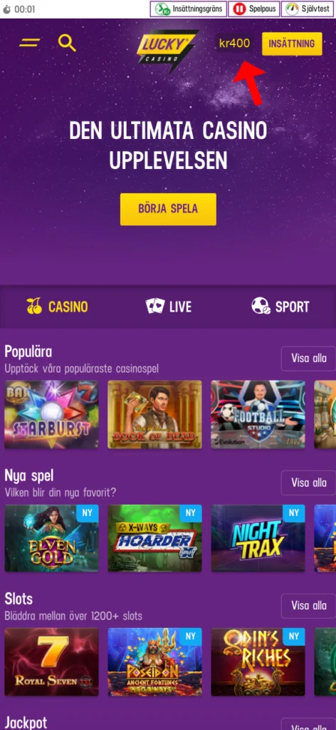 BankID Casino 10 - Börja spela!