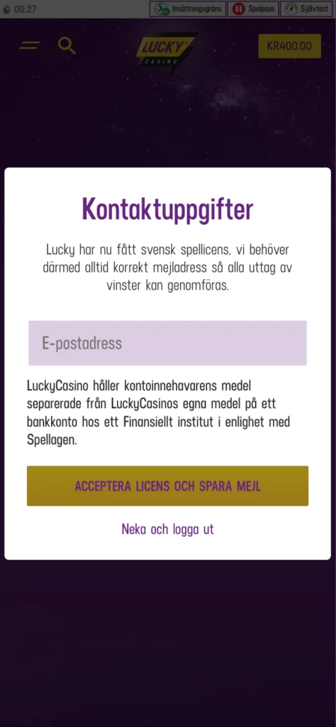 BankID Casino 9 - Ge casinot kontaktuppgifter