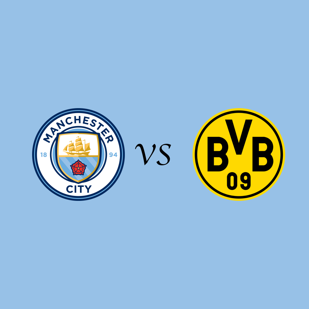 Man City mot Dortmund laguppställning